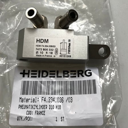 F3.334.036 heidelberg pneumatic cylinder