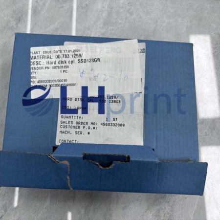 00.783.1259 heidelberg hard disk cpl ssd 128GB